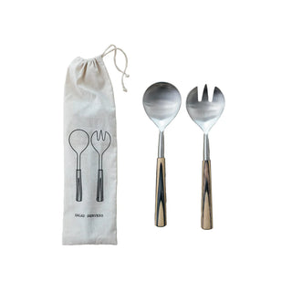 Stainless Steel Salad Servers Set