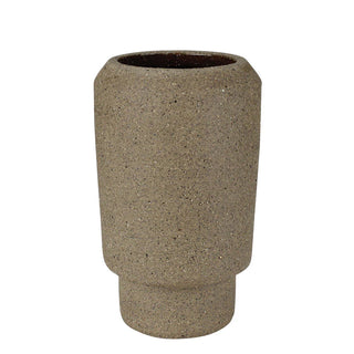 Stoneware Vase, Natural Clay
