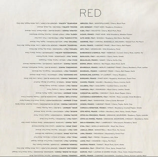 European Wine List - Tea Towel